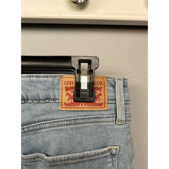 Levi's 721‎ High Rise Skinny Blue Jeans Stretch Women's Size 29 Light Wash Denim - Picture 5 of 10